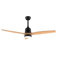 cecotec energysilence aero 5275 blackwhitewood ventilador de techo con luz led y mando 40w