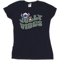 disney camiseta manga larga jolly chilling vibes para mujer