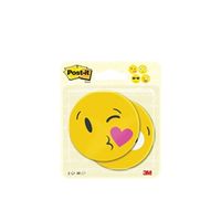 post-it notes emoji shape 30 sheets 70 x 70mm pack 2 bc-2030-emo-eu