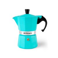 cafetera italiana - orbegozo kfv345 3 tazas menta