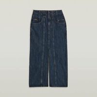 g-star raw falda d25289-viktoria moto long skirt-g852 worn in indigo para mujer