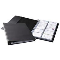 durable visifix economy business card album a4