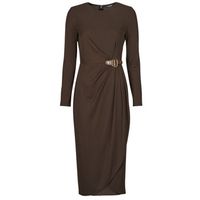 lauren ralph lauren vestido largo sablise-long sleeve-day dress para mujer