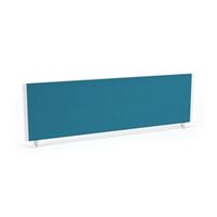 impulseevolve plus bench screen 1400 bespoke maringa teal white frame