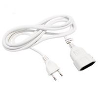 extrastar cable de alimentacion alargador cj48 2m blanco