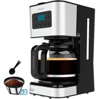 cecotec coffee 66 smart plus cafetera de goteo programable 15l 950w