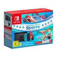 consola nintendo switch azul neon  rojo neon  nintendo switch sports  12 meses nintendo switch online