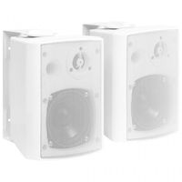 vidaxl altavoces de pared para interiorexterior 80w blanco