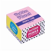 pukka planet memo block plain 600 sheets 70gsm 80x80x50mm 9708-spp