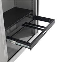 steel open tambour filing frame - black - tcsotff