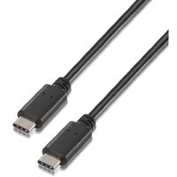 nanocable cable usb 20 tipo c a usb tipo c machomacho 1m negro