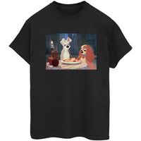 disney camiseta manga larga lady and the tramp para mujer