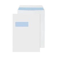 q-connect c4 envelopes window self seal 90gsm white pk 250- kf3501