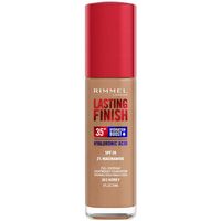 rimmel london base de maquillaje lasting finish hydration boost spf20 303-honey para mujer