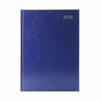 desk diary day per page a5 blue 2025 kfa51bu25