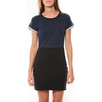 vero moda vestidos bora ss mini dress 98259 marinenoir para mujer