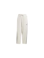 pantalon adidas essentials 3-stripes open hem fleece mujer beige