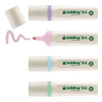 edding e-244s ecoline highlighter set pastel pack of 4 4-24-4-1000