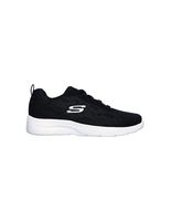 zapatillas skechers floral mesh lace up w black