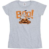 tom  jerry camiseta manga larga halloween boo para mujer