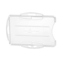 durable dual card securityid pass holder clear ref