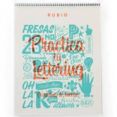 cuaderno bocetos lettering