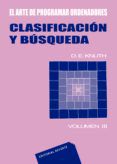 clasificacion y busqueda el arte de programar ordenadores vol ii i