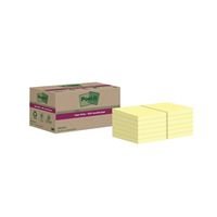 post-it super sticky recycled 476x476mm yellow pack of 12