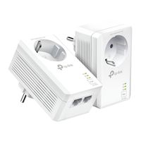 tp-link tl-pa7027p kit plc powerline red electrica av1000 gigabit con 2 puertos gigabit