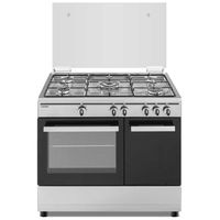 sauber sci5gb cocina de gas 5 zonas  horno inox