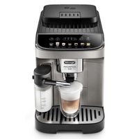 delonghi magnifica evo cafetera superautomatica con deposito de leche 15 bares titanionegra 7 bebidas