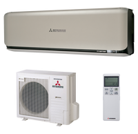 aire acondicionado inverter 1x1 mitsubishi diamond 20zsx-wt titanio 1720 fg