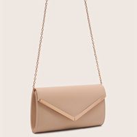 bolso bandolera cuadrado de moda con solapa bolso de hombro de piel sintetica de color solido bolso perfecto para uso diario