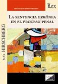 la sentencia erronea en el proceso penal