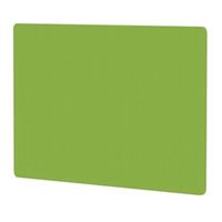 air screen for back-to-back desk 1200x800mm bespoke myrrh green fabric