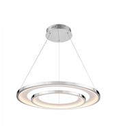 lampara de techo cromo 82 cm o laris led