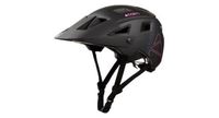 casco cairn lava negro mate  rosa