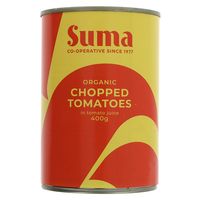 suma organic chopped tomatoes - 400g