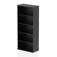 impulse 2000mm bookcase black