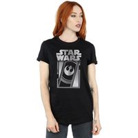 disney camiseta manga larga the last jedi para mujer