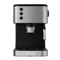 evvo intensa 10 cafetera espresso 20 bares acero inoxidable