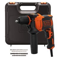 blackdecker beh710k-qs taladro percutor 710w  4 brocas  maletin