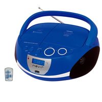 radio cd - nevir nvr-480 ub azul bluetooth