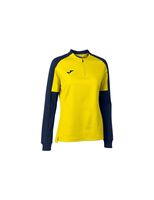 sudadera joma eco championship mujer amarillo marino