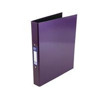 oxford 25mm 2 o-ring binder laminated a4 plus purple 400017758