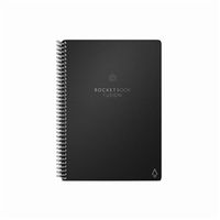 rocketbook fusion executive set reusable paper a5 black 515902