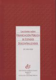 lecciones sobre financiacion publica de estados descentralizados