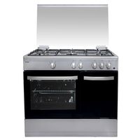 svan skgw5900pbx cocina de gas 5 fuegos  horno acero inoxidable