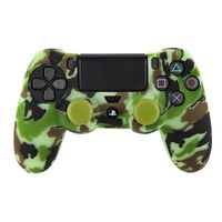 fr-tec funda de silicona  grips camo woodland para mando ps4