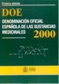 doe denominacion oficial espanola de las sustancias medicinales 2000